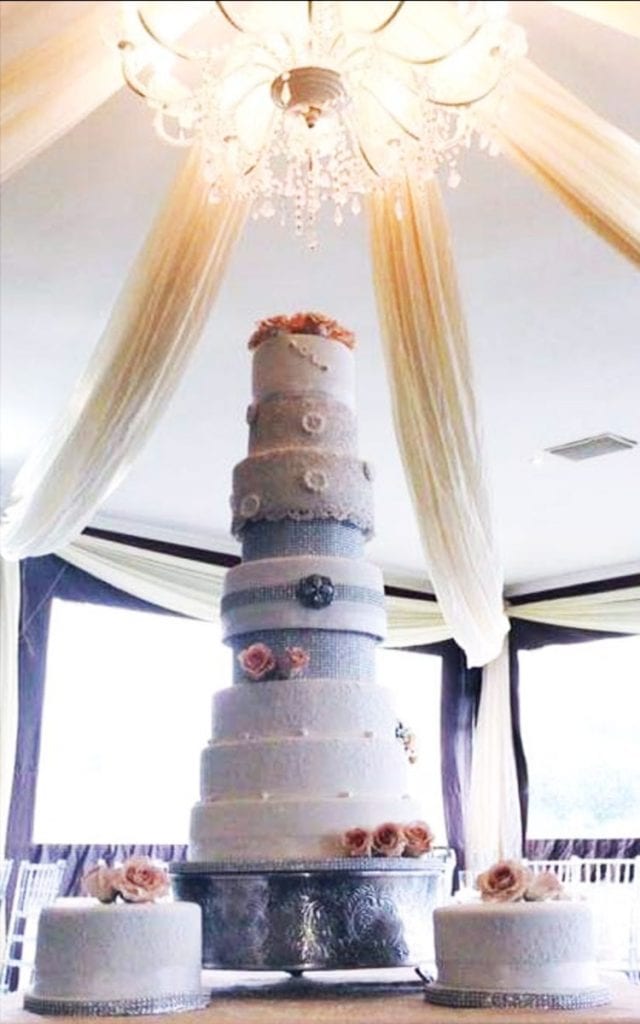 Beautiful Seven tier wedding cake in Howick KZN Midlands